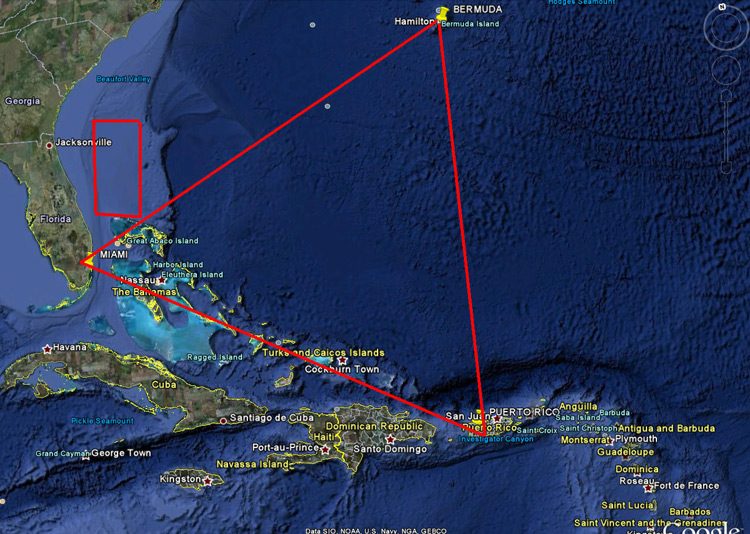 Resultado de imagen para triangulo de las bermudas