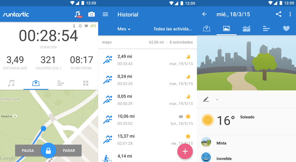 app de entrenamiento y nutricion